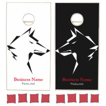 Tribe Wolf/Dog for Business  Event Cornhole Set