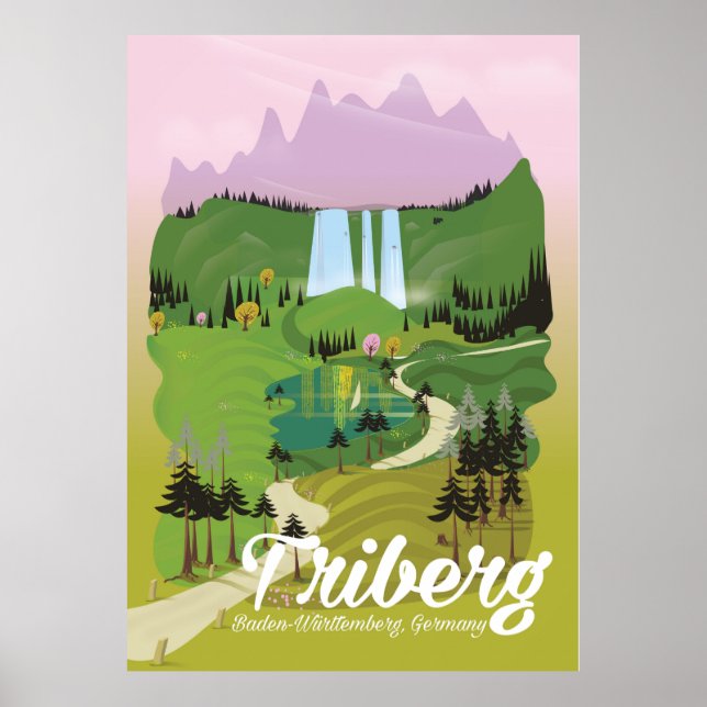 Triberg ,Baden-Württemberg, Germany Poster (Front)