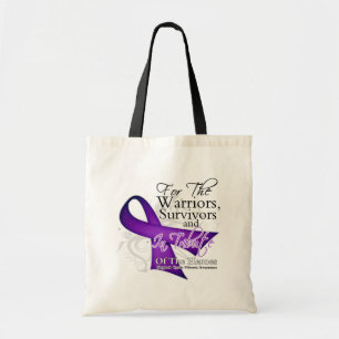Tribute Cystic Fibrosis Awareness Tote Bag