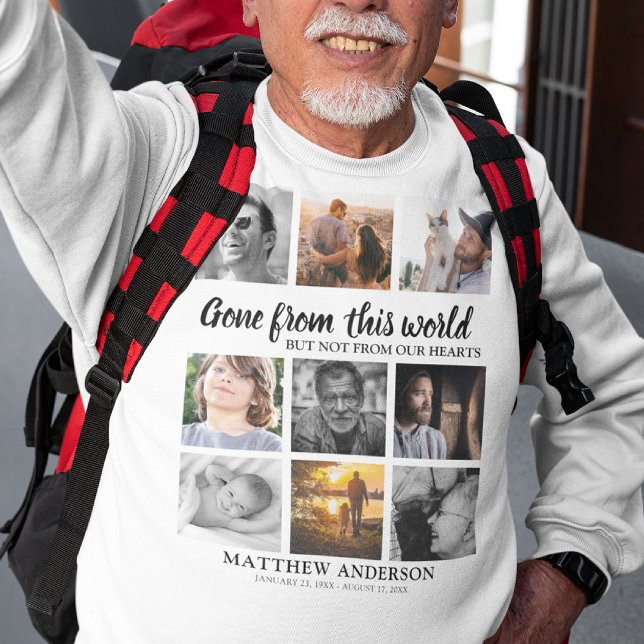 Tribute Family Photo Collage Memorial Remembrance Sweatshirt (Creator Uploaded)