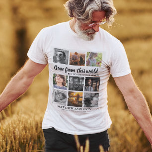 Tribute Family Photo Collage Memorial Remembrance T-Shirt