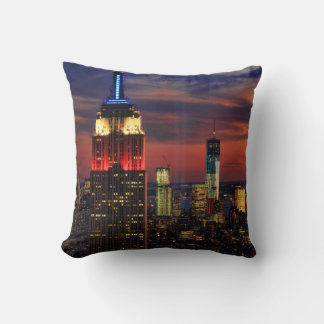 Tribute In Light Sept 11, World Trade Cntr ESB #1 Cushion