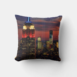 Tribute In Light Sept 11, World Trade Cntr ESB #1 Cushion
