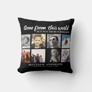 Tribute Photo Collage Memorial Cushion