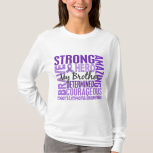 Tribute Square Brother Hodgkins Lymphoma T-Shirt