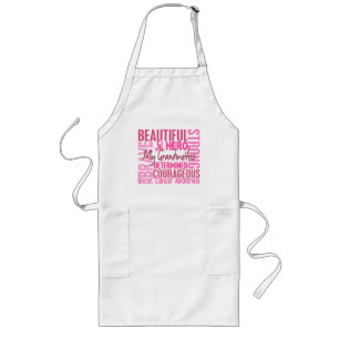Tribute Square Grandmother Breast Cancer Long Apron