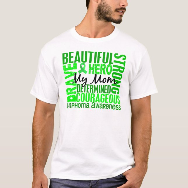 Tribute Square Mum Lymphoma T-Shirt (Front)