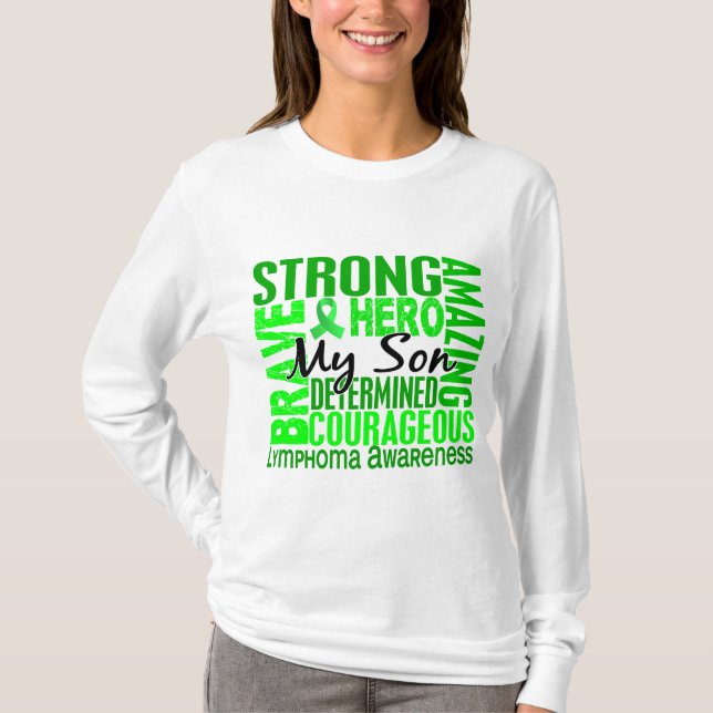 Tribute Square Son Lymphoma T-Shirt (Front)