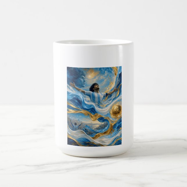 Tribute to Diego Maradona Coffee Mug (Center)