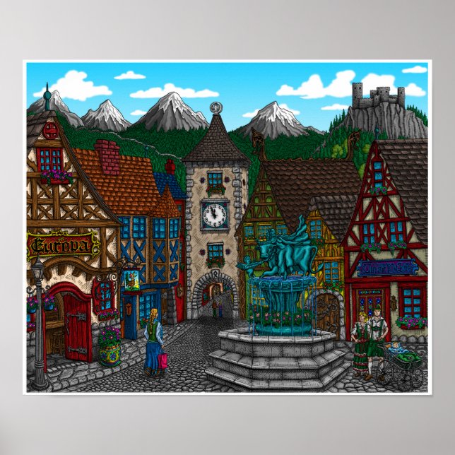 Tribute to Europa Poster (Front)