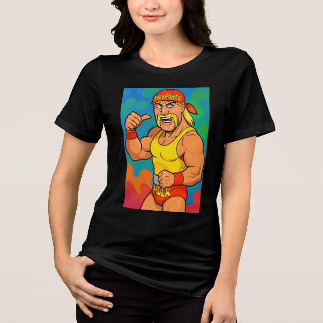 Tribute to Hulk Hogan Tri-Blend Shirt (Front)