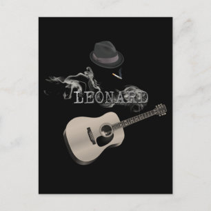 Tribute to Leonard cigarette Postcard