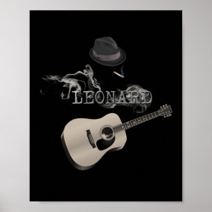 Tribute to Leonard cigarette Poster