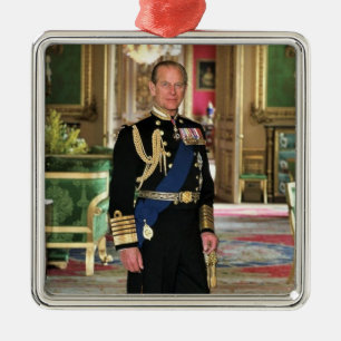 Tribute to Prince Philip 1921-2021 Metal Tree Decoration
