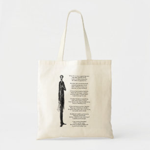 Tribute to US President Abraham Lincoln Tote Bag