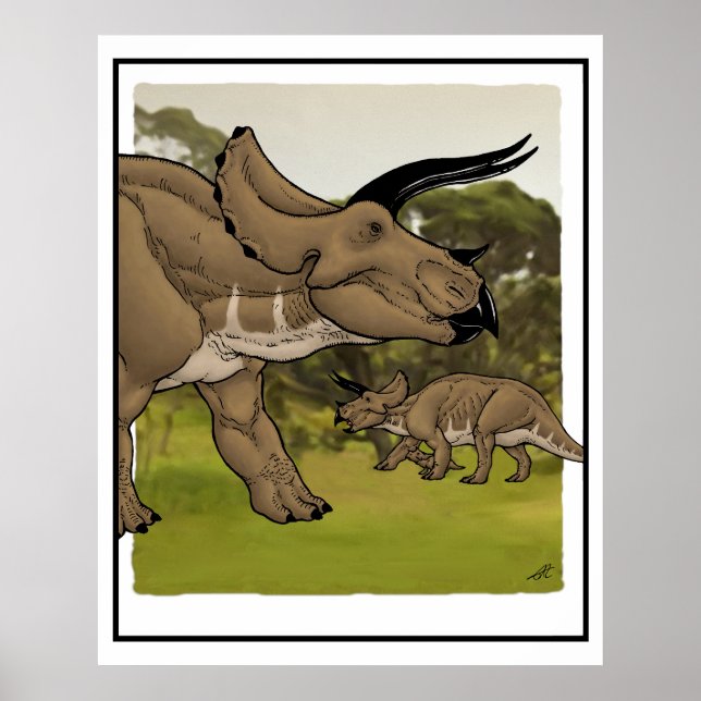 Triceratops #3 poster (Front)