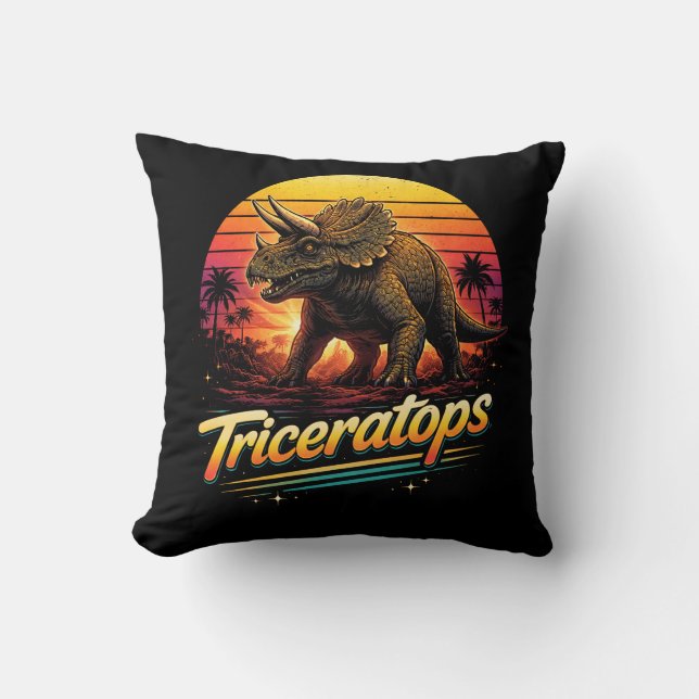 Triceratops Cushion (Front)