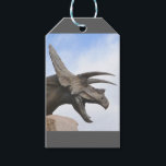 Triceratops Dinosaur Gift Tags<br><div class="desc">These gift tags feature a scary triceratops dinosaur!</div>