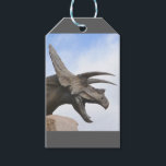 Triceratops Dinosaur Gift Tags<br><div class="desc">These gift tags feature a scary triceratops dinosaur!</div>