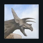 Triceratops Dinosaur Magnet<br><div class="desc">This magnet features a triceratops dinosaur and would make a great party favour.</div>