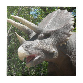 Triceratops dinosaur tile