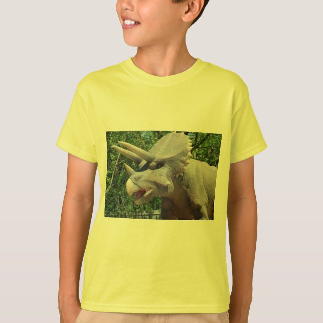 Triceratops Dinosaurs T-Shirt (Front)