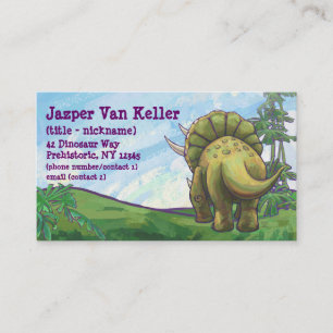 Triceratops Gifts & Accessories Business Card