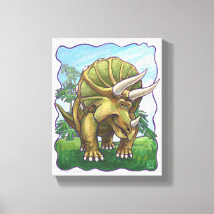 Triceratops Gifts & Accessories Canvas Print