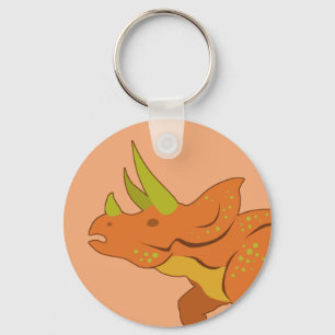 Triceratops Key Ring