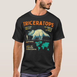 Triceratops Paleontology Archaeology Dinosaur Love T-Shirt