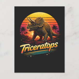 Triceratops Postcard