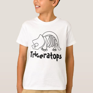 Triceratops Skeleton T-Shirt
