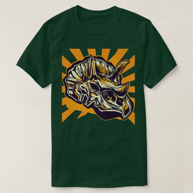 Triceratops skeleton  T-Shirt (Design Front)