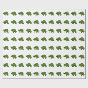 Triceratops Wrapping Paper