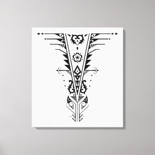 trichotomy tristacks canvas print