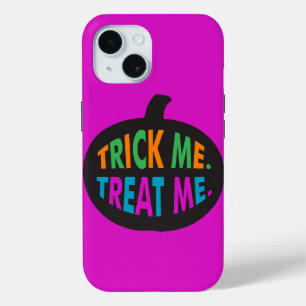 Trick Me Treat Me, Halloween Multi-Colour  iPhone 15 Case