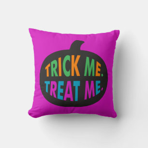 Trick Me Treat Me, Halloween Multi-Colour Cushion