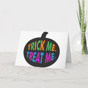 Trick Me Treat Me Multi-Colour Card