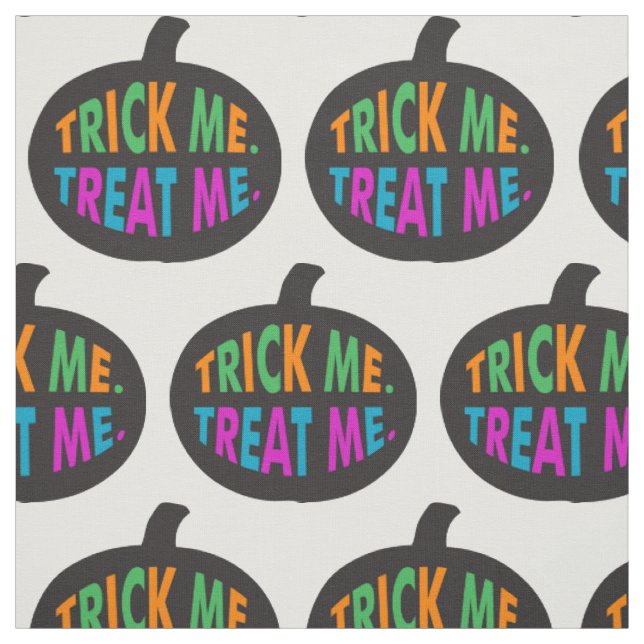 Trick Me Treat Me Multi-Colour Fabric (Swatch)