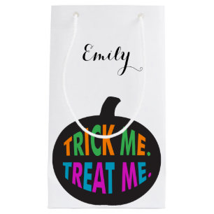 Trick Me Treat Me Multi-Colour Small Gift Bag