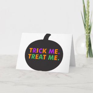 Trick Me Treat Me, Multi-Colours Card