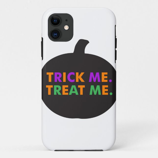 Trick Me Treat Me, Multi-Colours Case-Mate iPhone Case (Back)