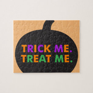 Trick Me, Treat Me Multi-Colours Jigsaw Puzzle