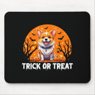 Trick Of Treat Halloween Dog Mouse Pad