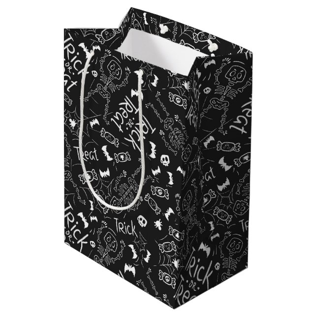 Trick of Treat Medium Gift Bag (Back Angled)