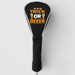 TRICK OR BEEER HALLOWEEN GOLF HEAD COVER