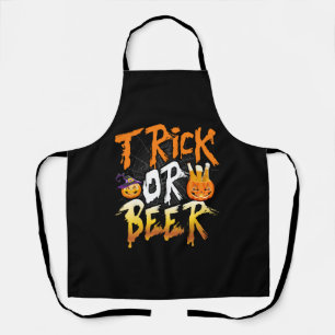 Trick Or Beer T Shirt Apron