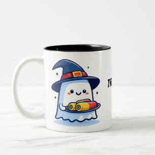 Trick or chec - Romanian Diaspora ghost Mug