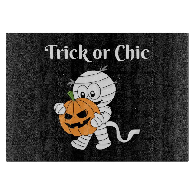 Trick Or Chic Cutting Board (Front)