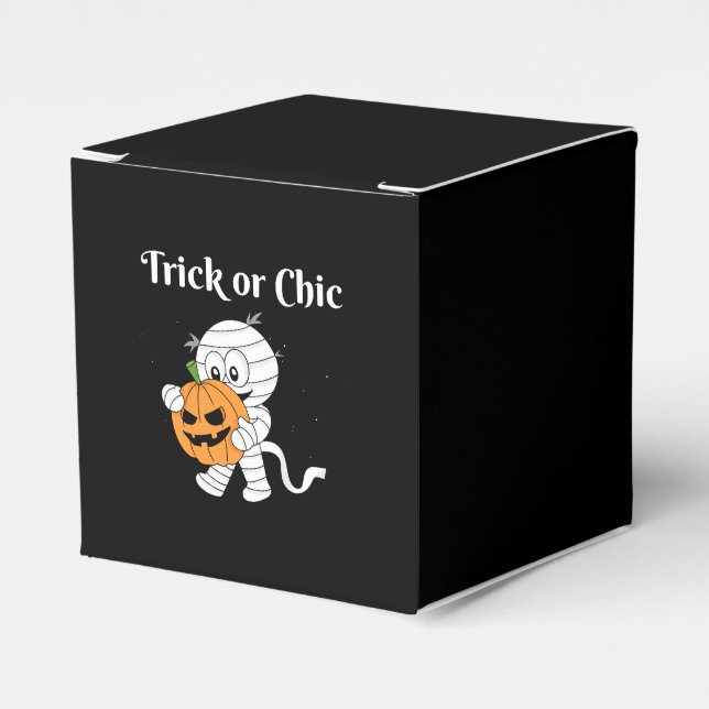 Trick Or Chic Favour Box (Front Side)
